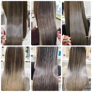 ロング カラー ＡＳＨ大宮/ブリーチ 髪質改善/カラーのヘアスタイル