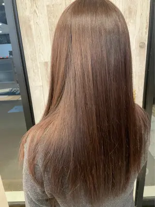 ロング 岡村 真子のヘアスタイル
