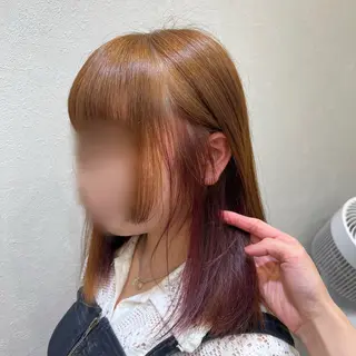 カラー 山口 玖瑠美のヘアスタイル