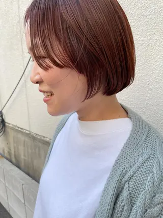 ミディアム さの あやねのヘアスタイル