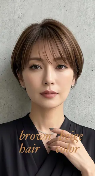 ショート カラー M.SLASH 辻 孝志のヘアスタイル