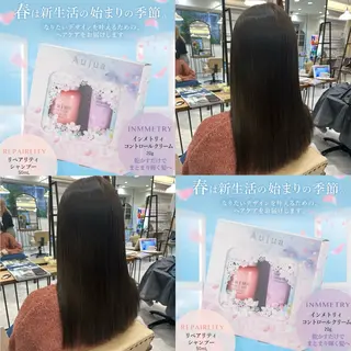 ロング カラー パーマ ICHIKA/暖色 カラー / Wカラーのヘアスタイル