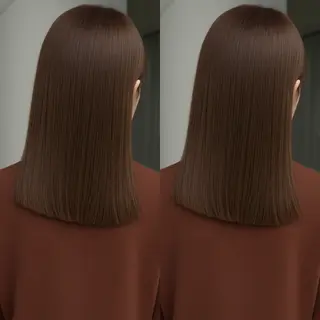 ミディアム 小顔矯正/レイヤー 透明感カラー✨生真のヘアスタイル