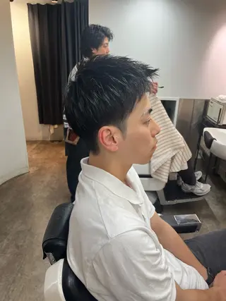 ショート メンズ 佐々木 優人のヘアスタイル
