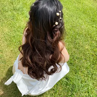 ロング risa/恵比寿/ ヘアセットのヘアスタイル