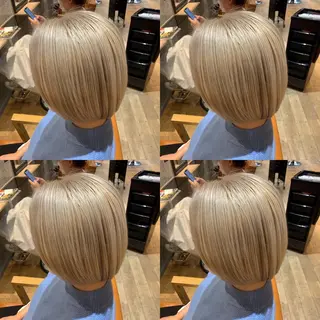 ショート ✨縮毛矯正✖︎顔周り レイヤー✨ナカムラのヘアスタイル