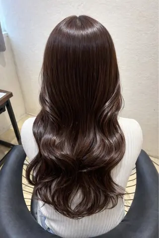 ロング JUNA💜 /韓国 ヘア/艶髪/髪質改善のヘアスタイル