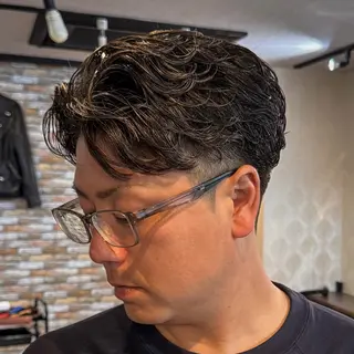 ショート パーマ メンズ 立川メンズカット/ メンズパーマ💈三上のヘアスタイル