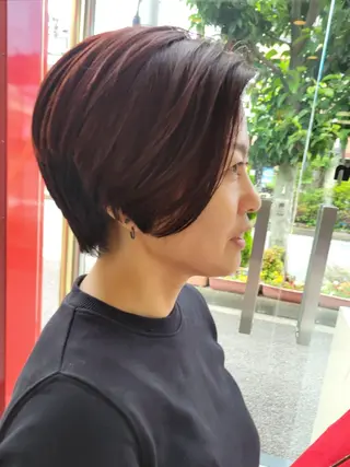 ショート 遠藤 史秋のヘアスタイル