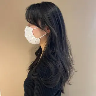ロング 韓国レイヤー suzuのヘアスタイル