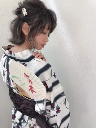 ショート カラー ヘアアレンジ 【滝川市 美容師】 髙橋昌也のヘアスタイル