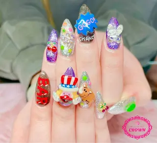 ネイル CROWN プライベートサロンのネイルデザイン