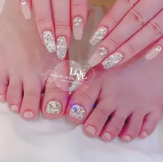 ネイル ラベンダー💖日暮里 ルル💖ネイルのネイルデザイン