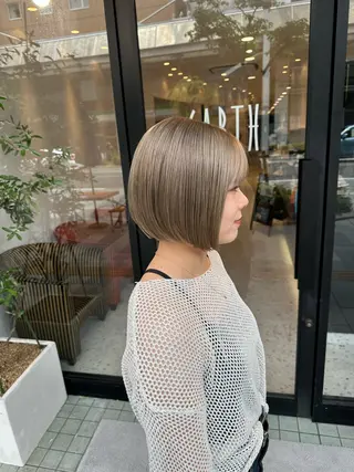ショート 縮毛矯正/髪質改善 EARTH髙橋のヘアスタイル