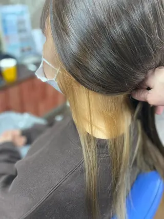 カラー masa ディレクターのヘアスタイル