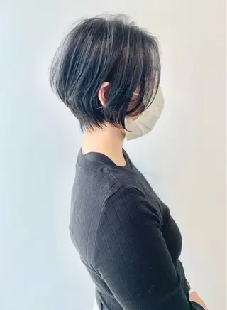 ショート カラー ⭐️小顔ショート⭐️ 大鷲拓海のヘアスタイル