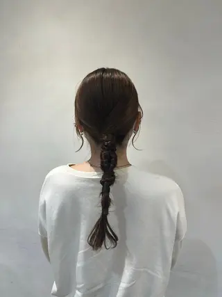 ロング レイヤーカット/ 透明感カラー/カナのヘアスタイル