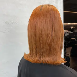 セミロング 🫧艶髪/ブリーチ 🐳honami🫧のヘアスタイル