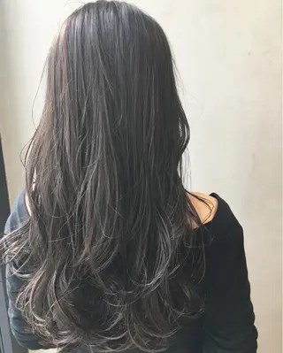 セミロング 【ブリーチ髪質改善 パーマ】宮田浩章のヘアスタイル