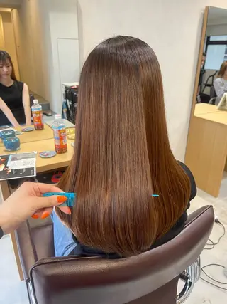 セミロング ARCHE 心斎橋 常塚のヘアスタイル