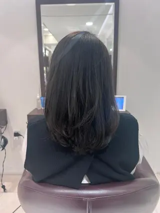 ロング カラー 鎌田 唯斗のヘアスタイル