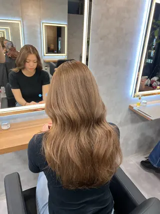 ロング カラー 💖札幌カラー 指名No.1💖玲奈のヘアスタイル