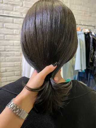 ミディアム 🌈トップデザイナー 金沢駅近nanamiのヘアスタイル