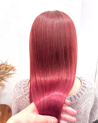 ロング カラー 美髪質改善✨ 縮毛矯正✨HIDEのヘアスタイル