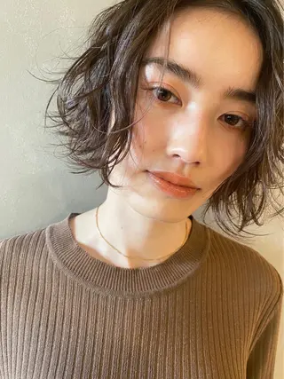 ショート 圧倒的な質感🧡 髪質改善/丸山晴菜のヘアスタイル