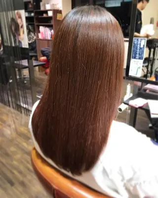 ロング カラー 縮毛矯正/ 髪質改善 /ショート　圍　崇行のヘアスタイル