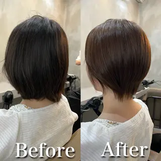 ショート カラー RIYA❤︎ Aujuaソムリエのヘアスタイル