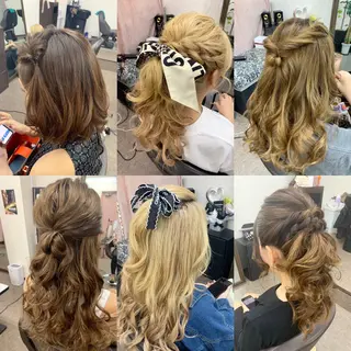 ロング ヘアアレンジ キッズ 池田 景子のヘアスタイル