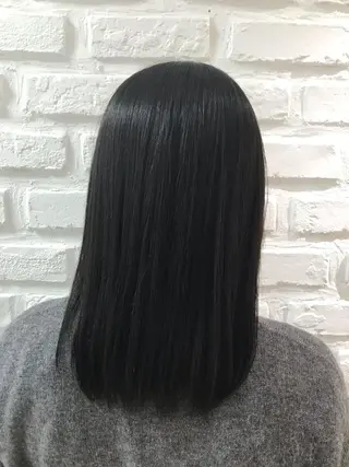 セミロング パーマ 【暖色カラー特化】 中山由梨のヘアスタイル