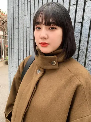 ショート ボブ/顔まわりカット 💫大澤奈緒美のヘアスタイル