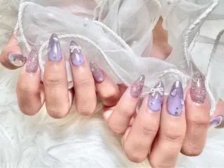ネイル ill nail所属・💜ill nail 🩵のネイルデザイン