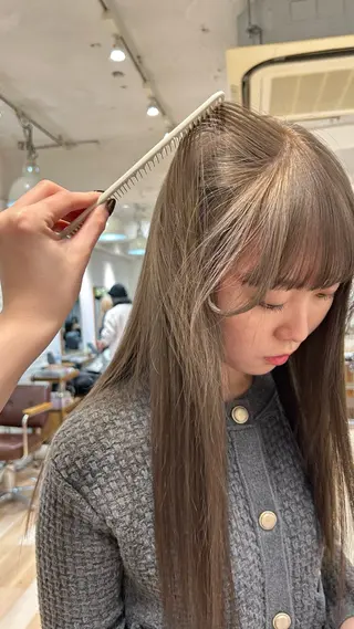 ロング カラー じゅわっと暖色カラー 🍊Moemiのヘアスタイル