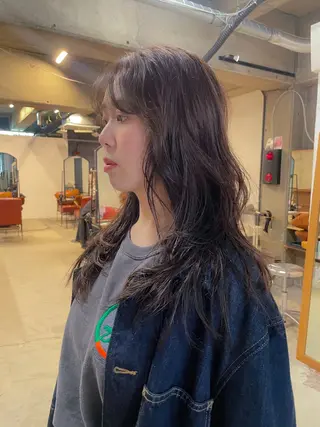 ロング パーマ パーマ/レイヤー 岩山丈一郎のヘアスタイル