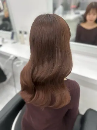 セミロング カラー パーマ ヘアアレンジ メンズ キッズ ♥️韓国ヘア レイヤー♥️ゆりのヘアスタイル