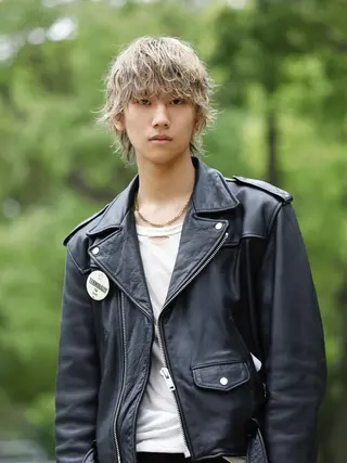 パーマ メンズ 加藤 佑哉のヘアスタイル