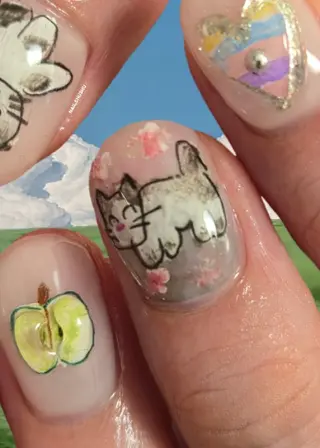 ネイル 3dパーツ/流行り 👧shushu❤️のネイルデザイン