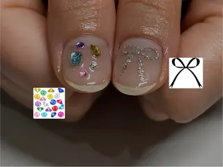 ネイル 🫧ユキ🫧 持込OK/平日夜&土のネイルデザイン