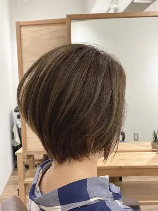 ミディアム カラー ハイライト⭐️上野 高広のヘアスタイル