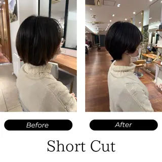 ショート BEAUTRIUM所属・大前斗夢ショート /くびれカットのヘアスタイル