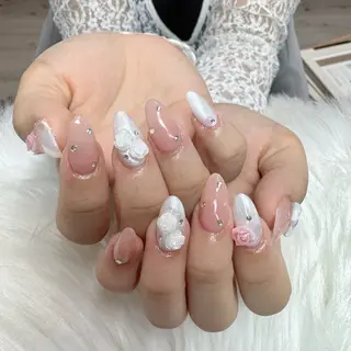 ネイル 🎀nana🫧 ワンホンネイル🎀のネイルデザイン