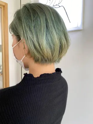 ショート 平尾駅直結/徒歩0分 イノセントヘアのヘアスタイル