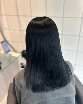 ロング カラー 表参道/透明感カラー /暗髪/ジュキヤのヘアスタイル
