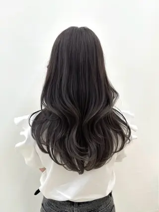 ロング カラー 🇰🇷韓国風くびれ ヘア🇰🇷中村優大のヘアスタイル