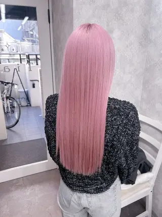 ロング カラー ヘアアレンジ 💕ブリーチ/ヘアメ 🎀YUUKAのヘアスタイル