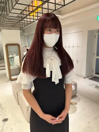 ロング カラー 透明感カラー🫧 nanohaのヘアスタイル