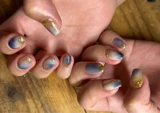 ネイル Mai :矢場町 ニュアンス🌿アートのネイルデザイン
